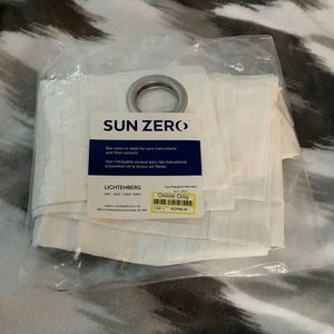 Sun zero shower curtain 40” x 63”